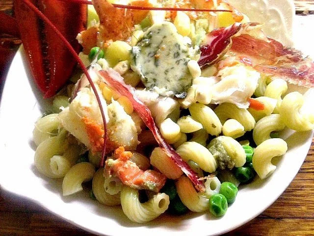 Grilled Lobster Tails with Truffle Butter
