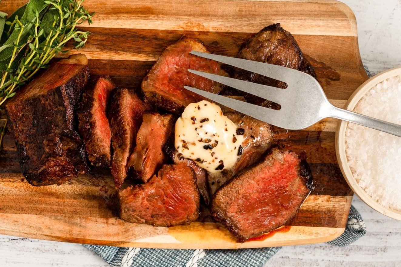 Strip or Ribeye Steak