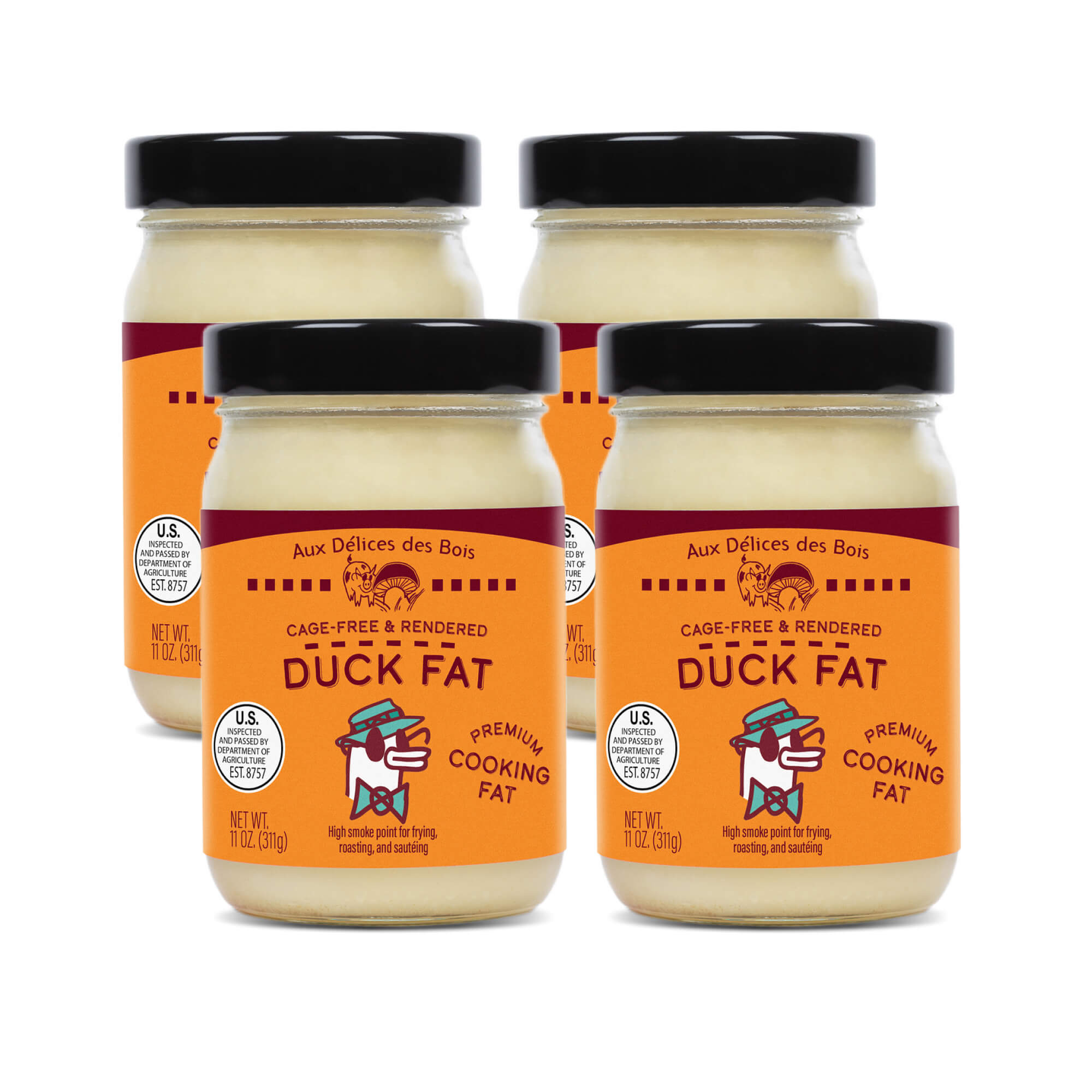 Cage-Free Duck Fat Jars