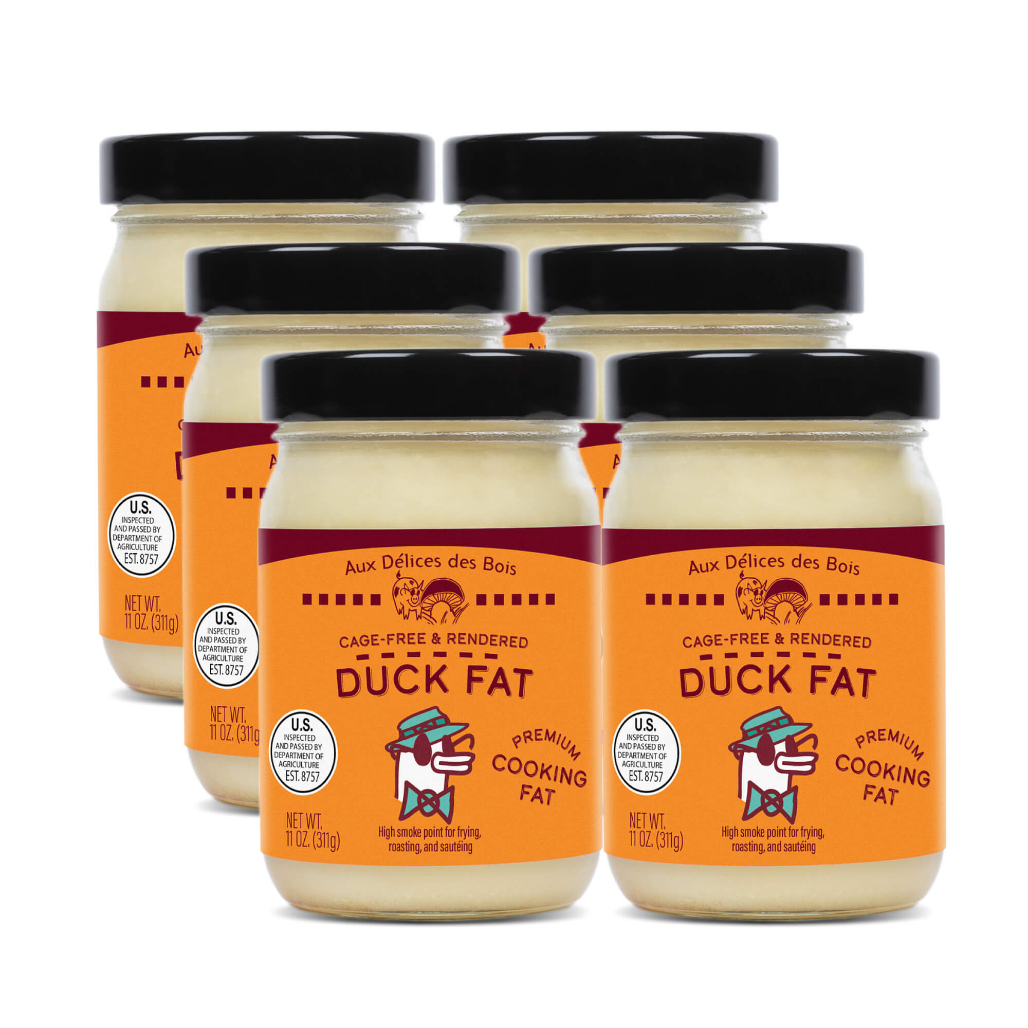 Cage-Free Duck Fat Jars