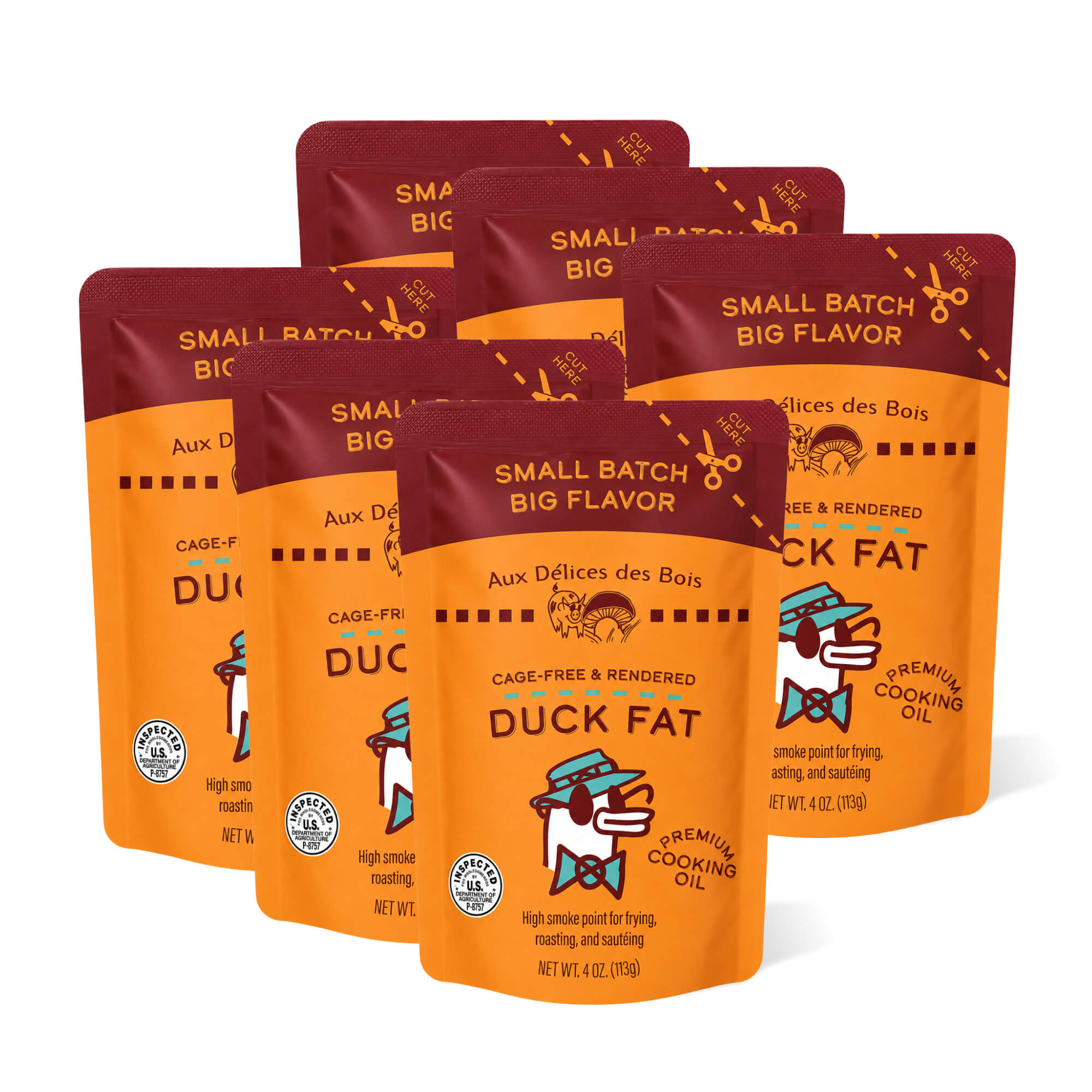 Cage-Free Duck Fat Pouches