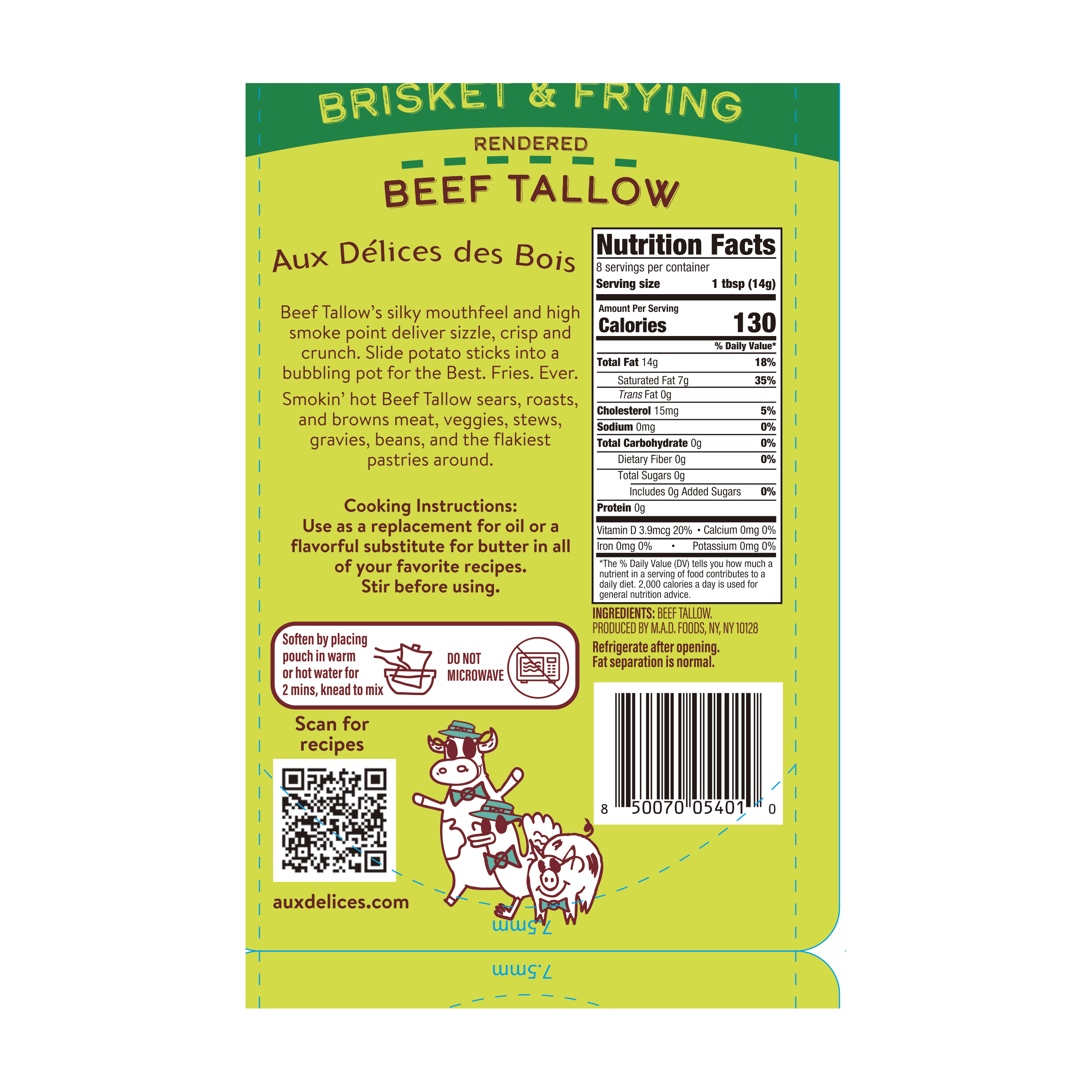 Beef Tallow Pouches